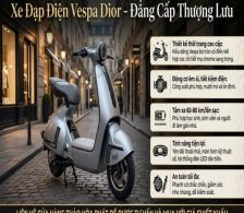 Xe Đạp Điện Vespa Dior 