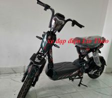 XE ĐẠP ĐIỆN 12A ĐỘ FULL MÀU XANH RÊU