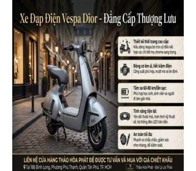Xe Đạp Điện Vespa Dior