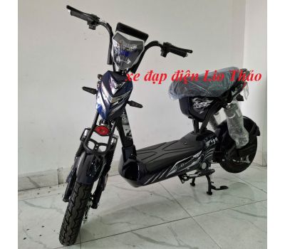 XE ĐẠP ĐIỆN 12A ĐỘ FULL MÀU XANH ĐEN