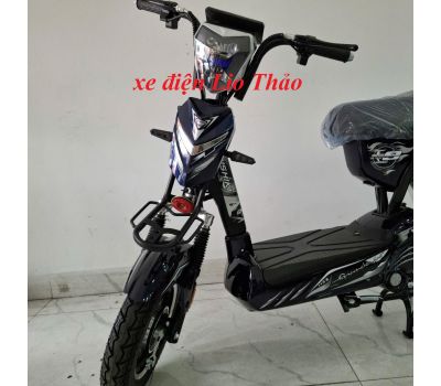 XE ĐẠP ĐIỆN 12A ĐỘ FULL MÀU XANH ĐEN