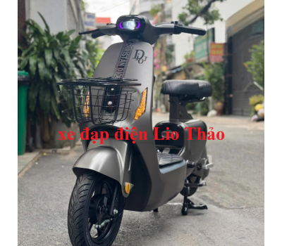 XE ĐẠP ĐIỆN V1 HOTTREND MÀU XÁM ĐEN