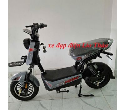 XE ĐẠP ĐIỆN XBULL 2024 MÀU XÁM ĐỎ