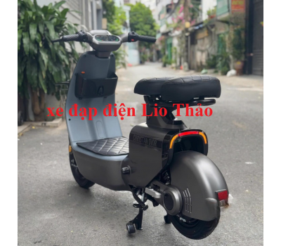 XE ĐẠP ĐIỆN V1 HOTTREND MÀU XÁM ĐEN